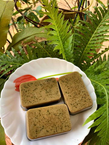 Charcoal Matcha soap