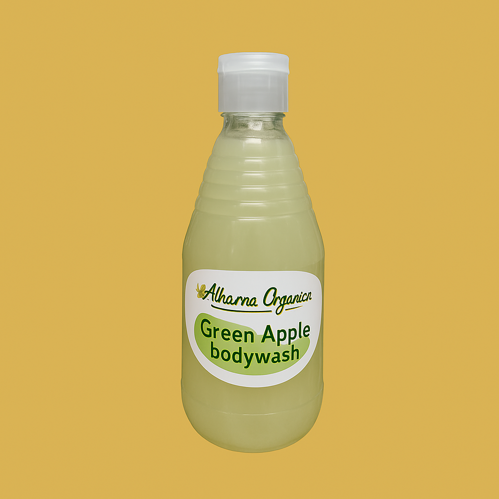 Green apple body wash