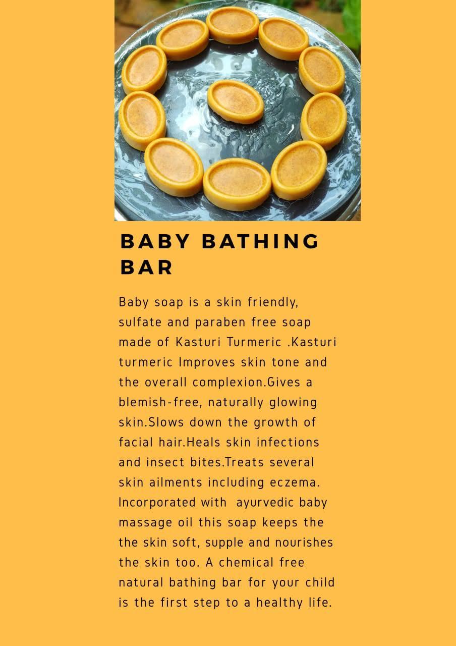 Baby bathing soap