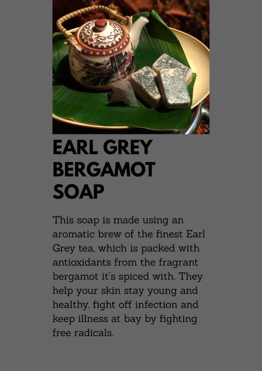 Earl grey bergamont soap