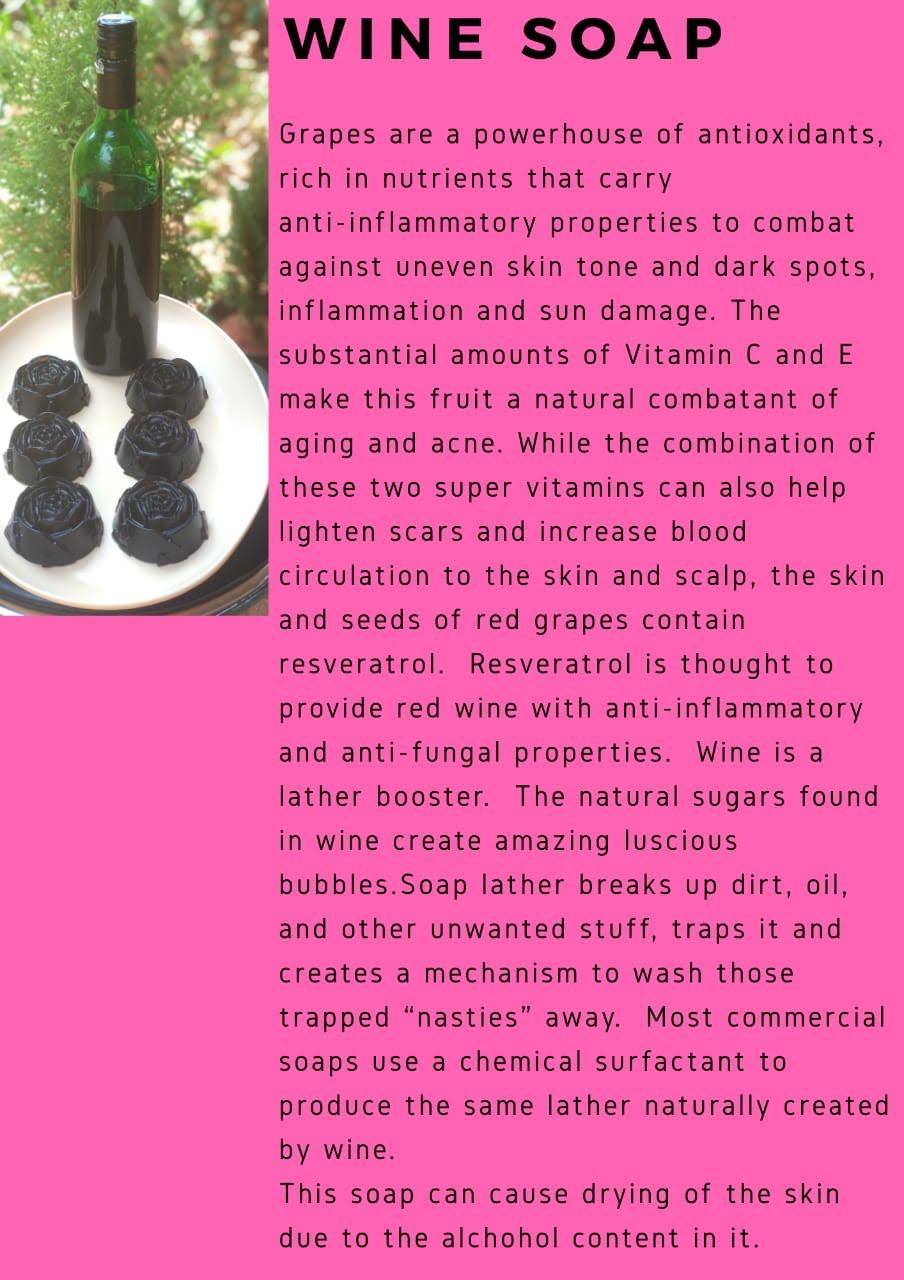 Wine soap