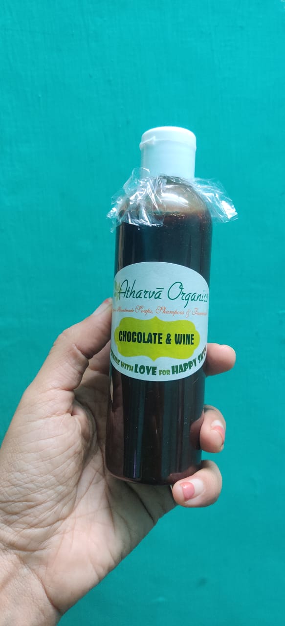 Chocolate and wine bodywash